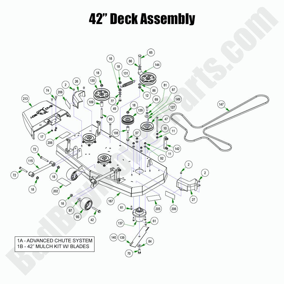 2022 MZ & MZ Magnum - 42" Deck Assembly